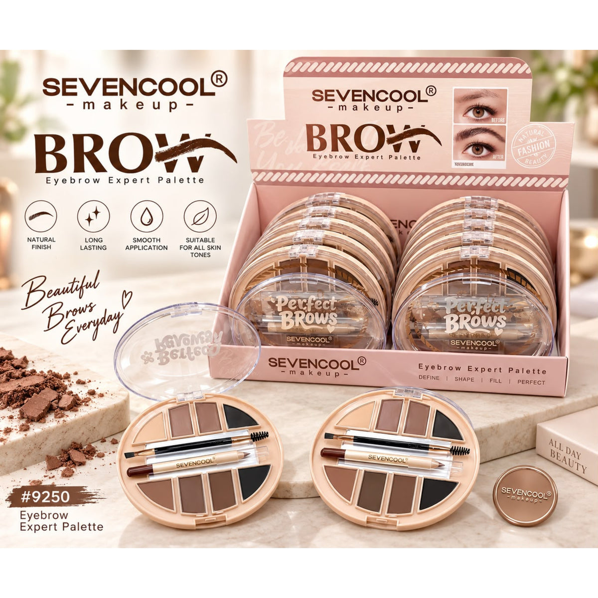 SevenCool Perfect Brows Eyebrow Shaping Kit