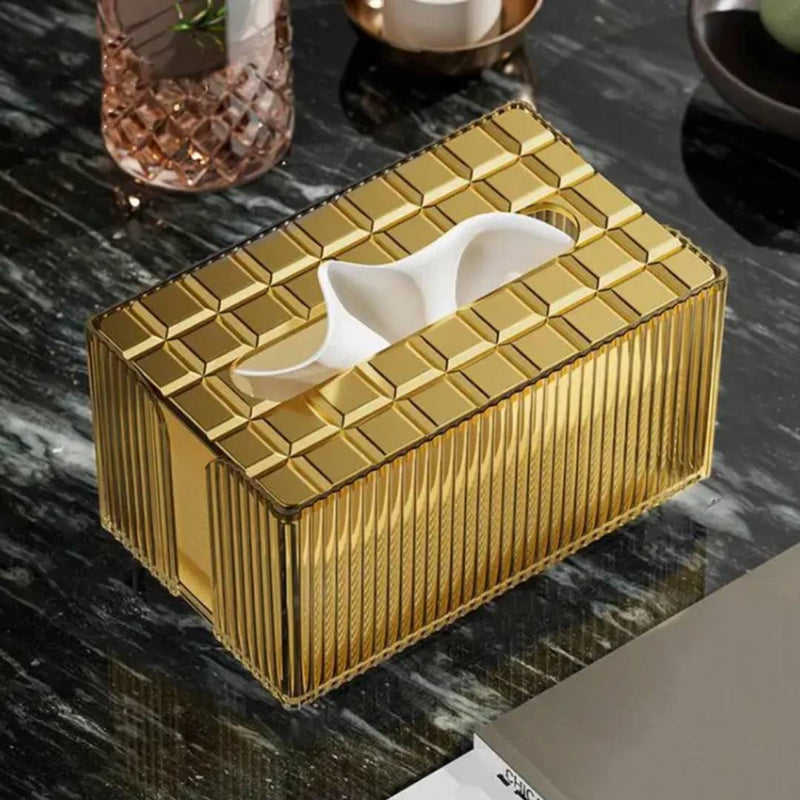 Crystal Acrylic Rectangular Design Luxury Tissue Box