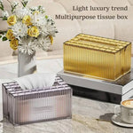 Crystal Acrylic Rectangular Design Luxury Tissue Box