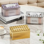 Crystal Acrylic Rectangular Design Luxury Tissue Box