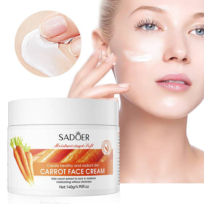 SADOER Carrot Moisturizing Face Cream Hydrating Moisturizing Cream 140g