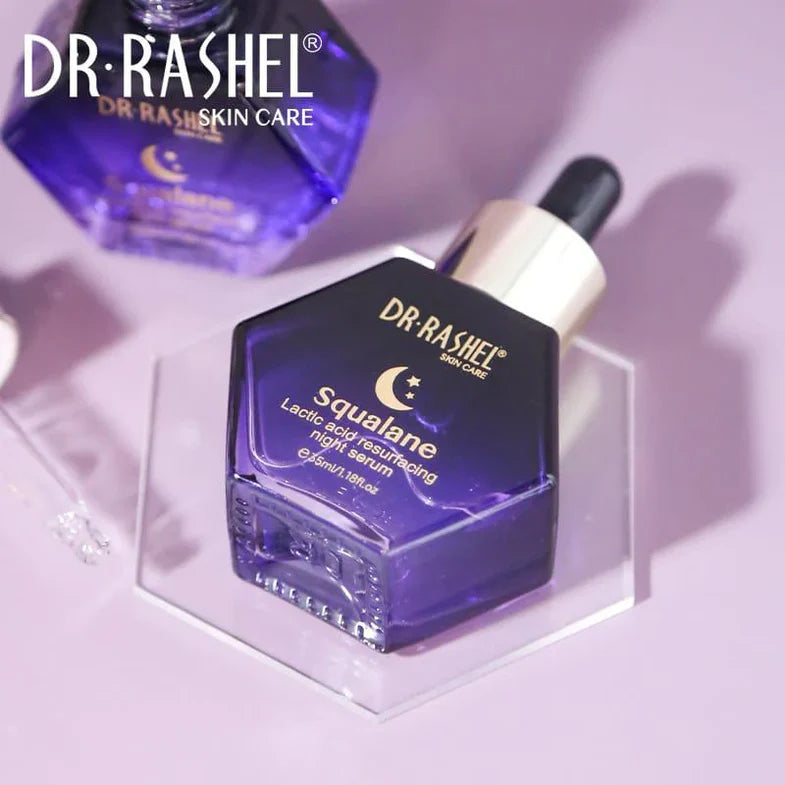 Dr Rashel Squalane Lactic Surface Resurfacing Night Serum- 1%