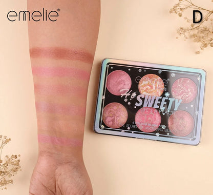 Emelie Paris Hi Sweety Blush & Highlighter Palette