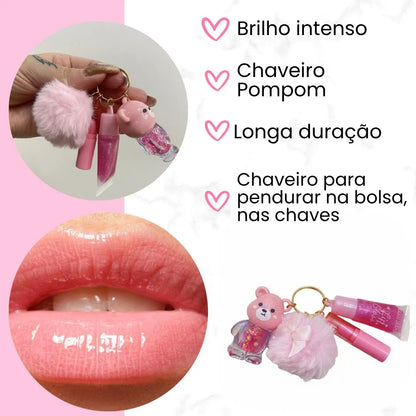 Lucky Model 3in1 New Key Chain Lipgloss