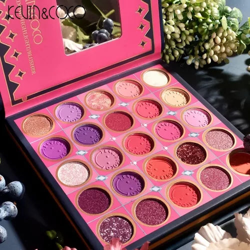Kevin & Coco Forward 59 Color Book Eyeshadow Highlighter Blusher Palette