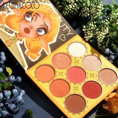 Kevin & Coco Forward 59 Color Book Eyeshadow Highlighter Blusher Palette