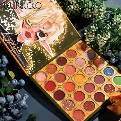 Kevin & Coco Forward 59 Color Book Eyeshadow Highlighter Blusher Palette