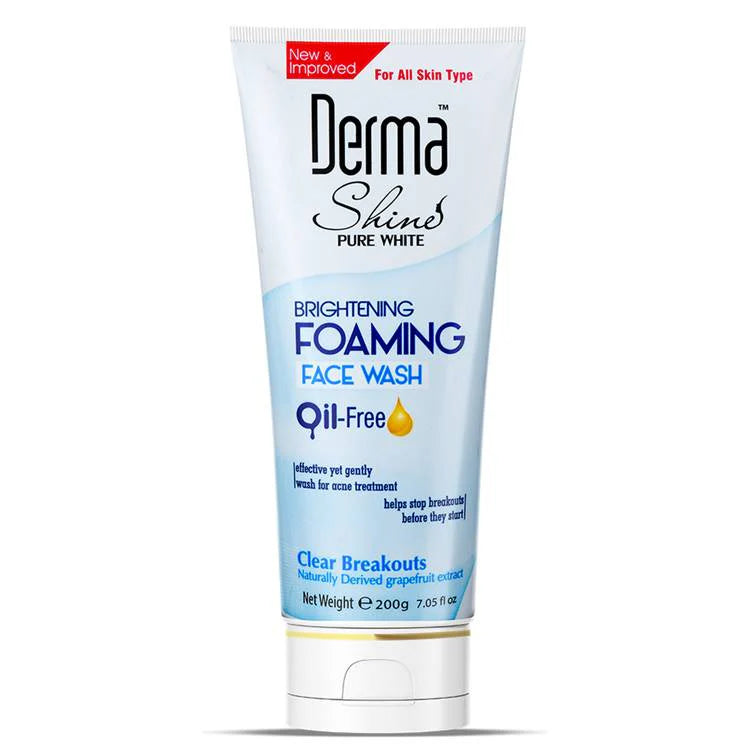 Derma Shine Oil Free Foaming Face Wash 200g