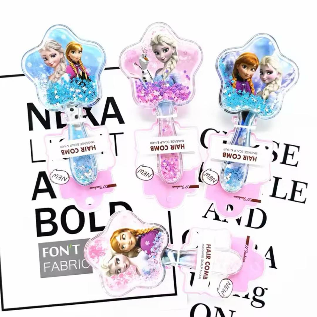 Disney Barbie Hair Comb Massage Hair Brush Hairdressing Tool Children Gift