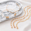 Fashion Gold Butterfly Gold Bangle 5 Pcs Set
