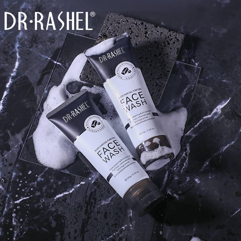 Dr. Rashel Black Charcoal Purifying Face Wash 100g