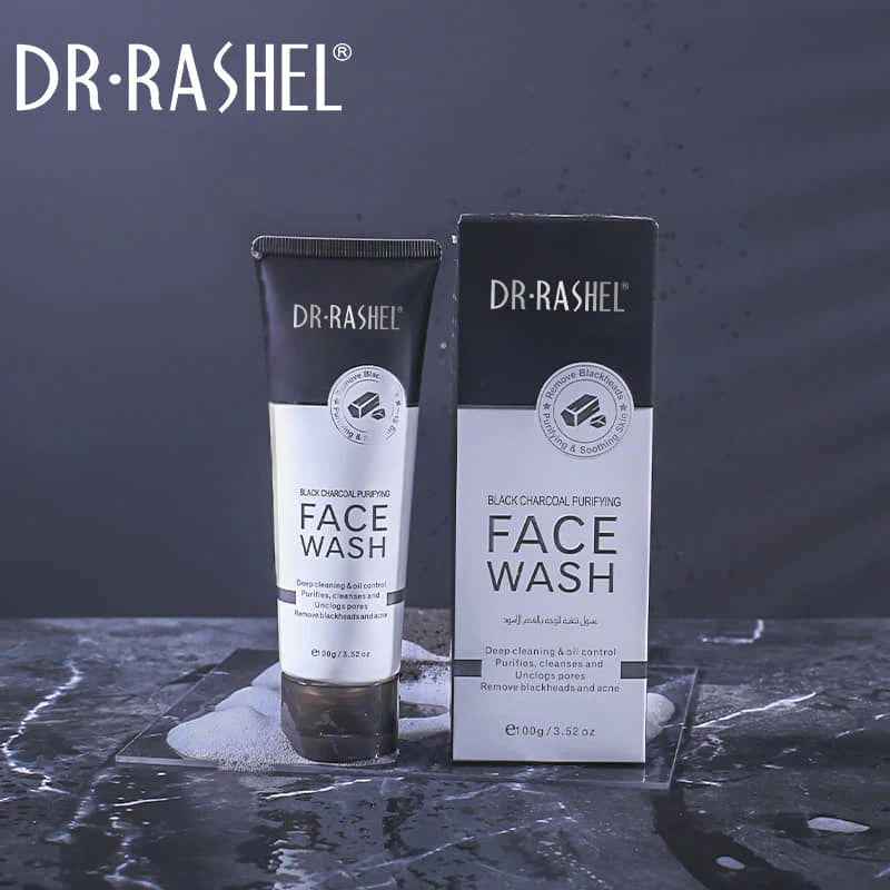 Dr. Rashel Black Charcoal Purifying Face Wash 100g