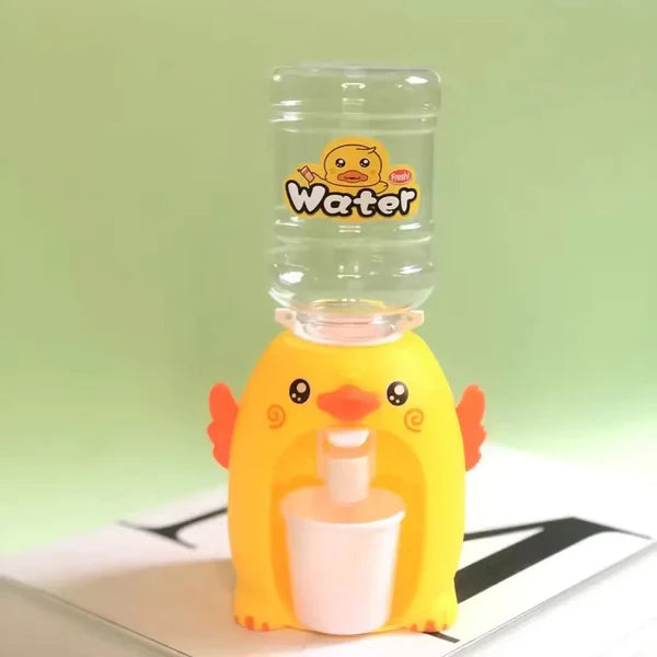 Mini Duck Water Dispenser Cute Cartoon Baby Toy & Lifelike Drinking Cooler