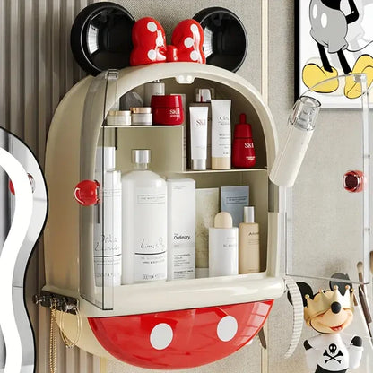 Mickey Mouse Bathroom Cosmetic Shelf Wall-Mounted