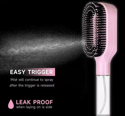 2-in-1 Misting & Detangling Hair Brush