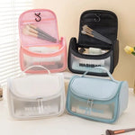 Multipurpose Clamshell Makeup Travel Bag Waterproof Travel Cosmetic Washbag Organizer