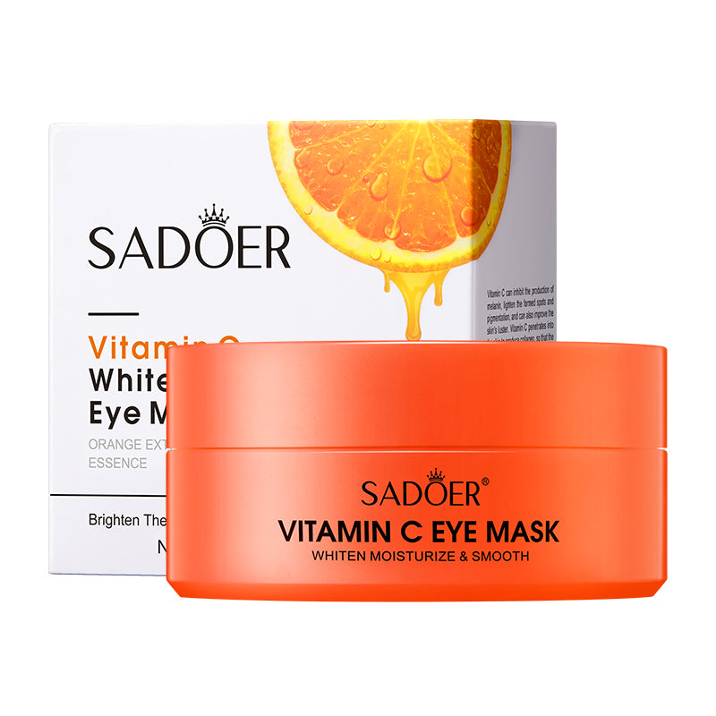 SADOER Vitamin C White Moisturize Eye Mask Improve Dry Dark Circles Eye Mask