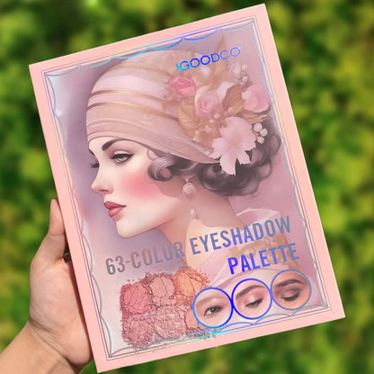 IGOODCO 63 Color Pearlescent Eyeshadow Palette