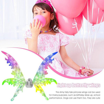 Electric Fairy Wings Light Swinging Elf Wings With Flexible Shoulder Strap