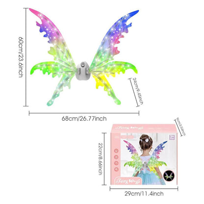 Electric Fairy Wings Light Swinging Elf Wings With Flexible Shoulder Strap