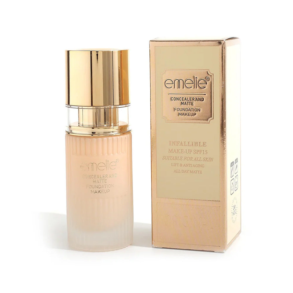 Emelie Concealer & Matte Foundation 2 in 1