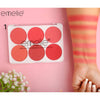 Emelie Professional Makeup Matte Blusher 6 Color Round Palette