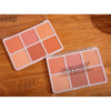 Emelie Professional Makeup Matte Blusher 6 Color Square Palette