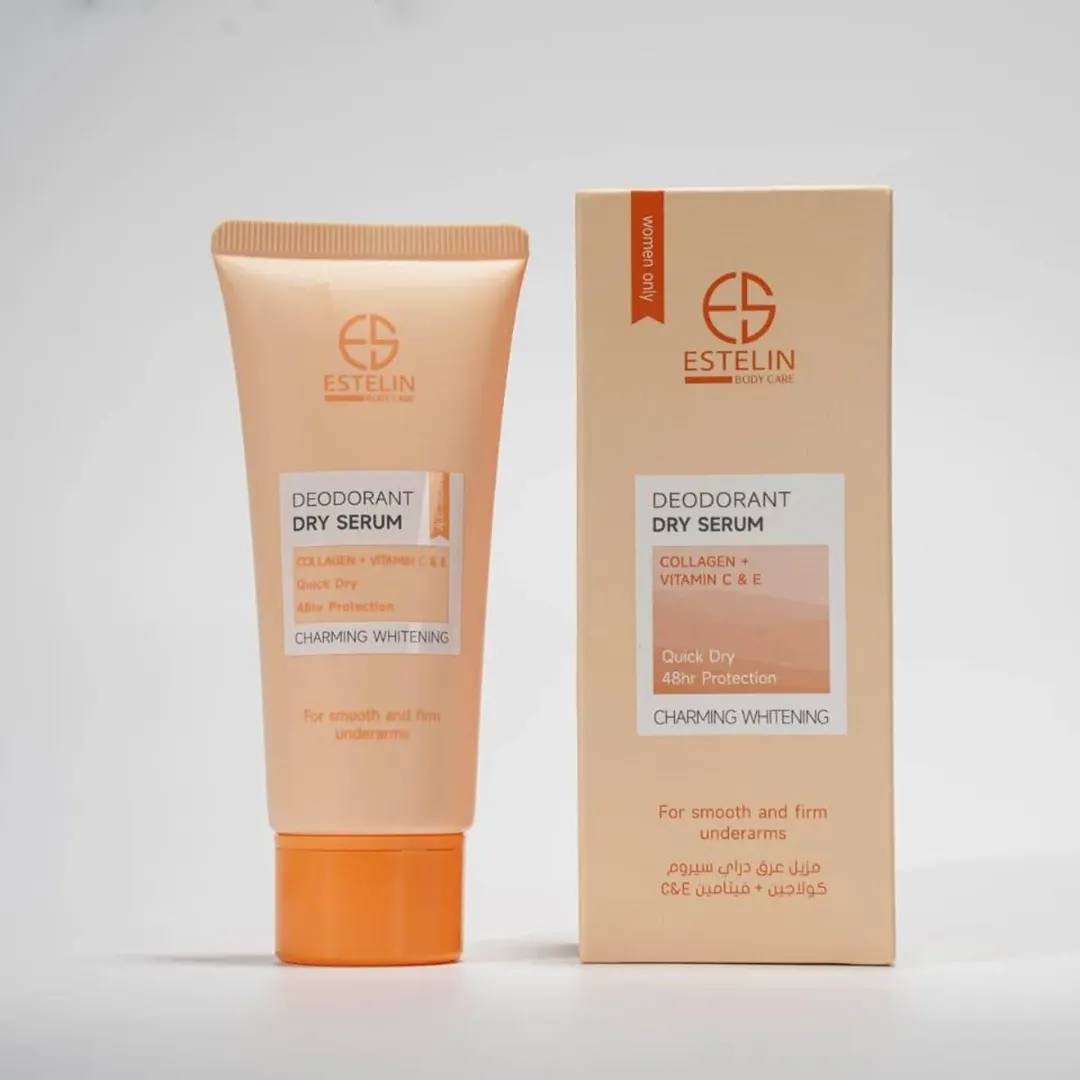 Estelin Deodorant Dry Serum Collagen Vitamin C And E 60ml