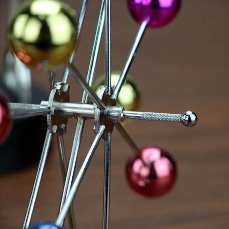 Magnetic Ferris Wheel Ornaments Perpetual Motion Physics Science Toy, Newton Pendulum Perpetual Motion Cradle