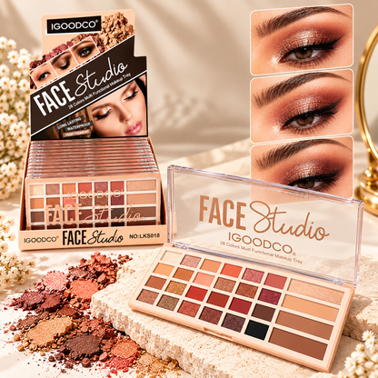 IGOODCO Face Studio 28-Color Eyeshadow Palette