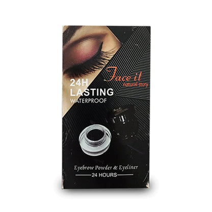 Face It Natural Story 4-in-1 Gel Eyeliner & Brow Powder