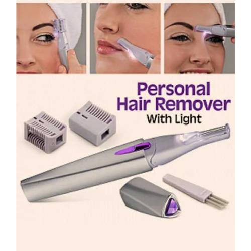 Finishing Touch Lumina Personal Hair Remover With Cleaning Brush Cell Operated