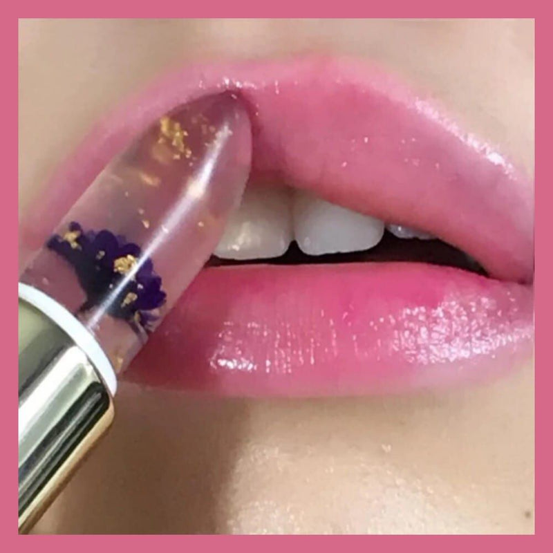 Mocallure Flower Jelly Transparent Lipstick Change Color Long Lasting Waterproof