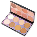 Miss Rose Double Sided Laser Face Kit New Makeup Palette 8 Blushers 4 Bronzers And Highlighter Kit
