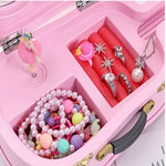 Guitar Music Storage Box Violin Music Jewelry Box With Rotating Ballerina Girl Doll