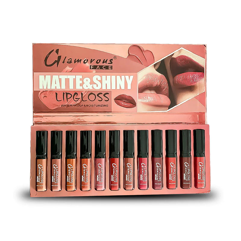 Glamorous Face 12 in 1 Lip Gloss Set