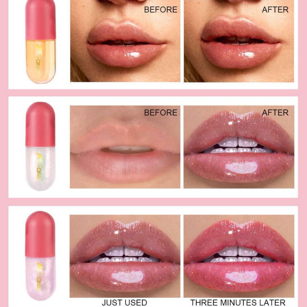 GEGEMOON Amazing Lip 3Pcs lip Protecting Oil Moisturizing Lip Gloss Set