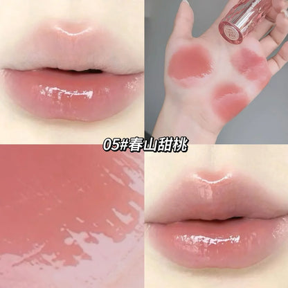 Gege Bear Glaze Crystal Lip Gloss  Translucent Shine Juicy Finish