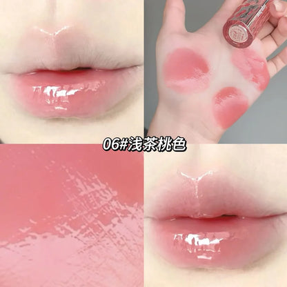 Gege Bear Glaze Crystal Lip Gloss  Translucent Shine Juicy Finish