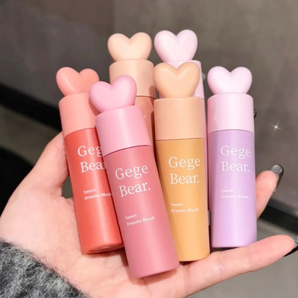 Gege Bear Heart Sweet Dream Liquid Blush  6 Pcs Set