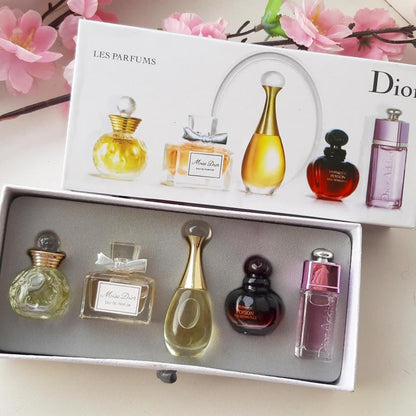 Gift Set of Perfume Dior 5 Mini Fragrances