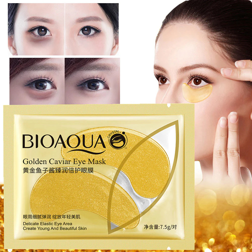 Bioaqua Golden Caviar Collagen Eye Mask Pack Of 3
