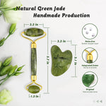 JADE ROLLER & GUA SHA FACIAL TOOL (Gift Box)