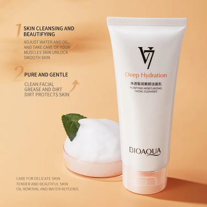 Bioaqua V7 Deep Hydration Moisturizing Facial Cleanser