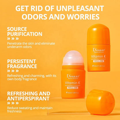 Disaar Vitamin C Deodorant Roll on with Hyaluronic Acid