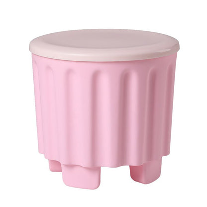 Toy Barrel Stool With Storage Box