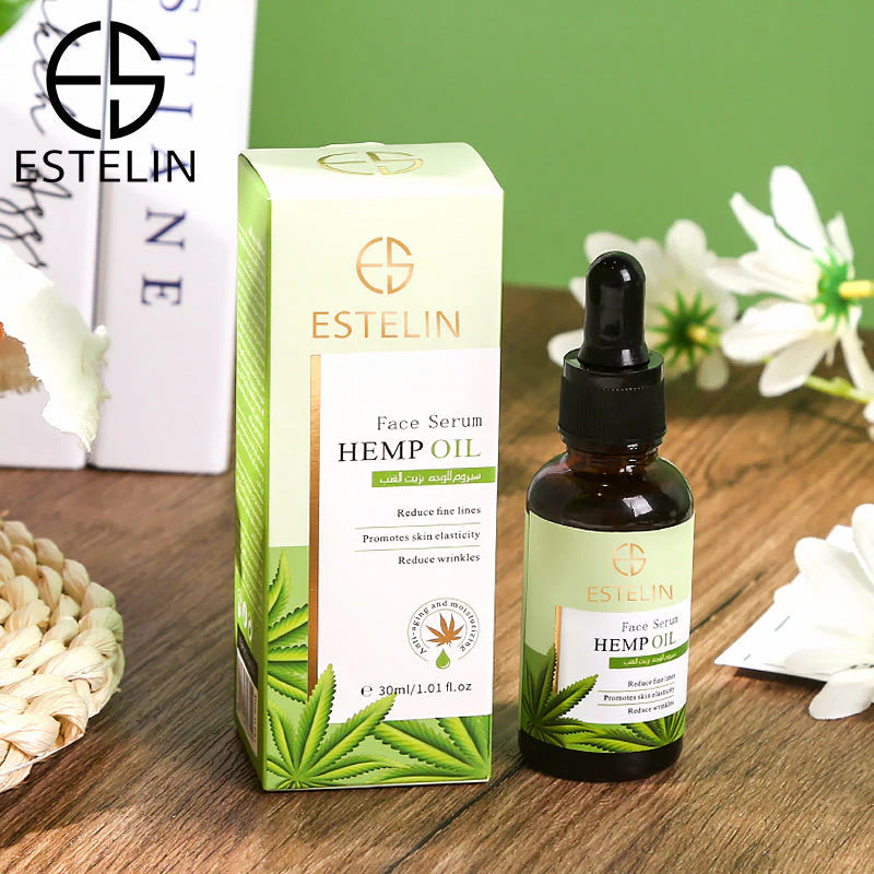 Estelin Hemp Oil Face Serum to Reduce Fine Lines & Wrinkles