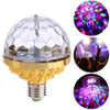 LED Multi Color Rotating Auto Crystal Ball Bulb With Socket