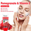 Disaar Pomegranate Vitamin E Deep Clean and Clear Face Wash Nourishing Moisturizing Whitening Facial Wash