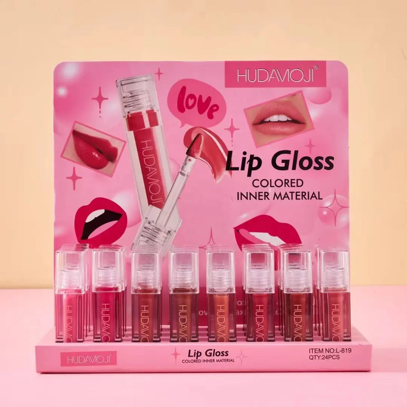 Hudamoji Love High Pigmented Colored Inner Matte Lip Gloss